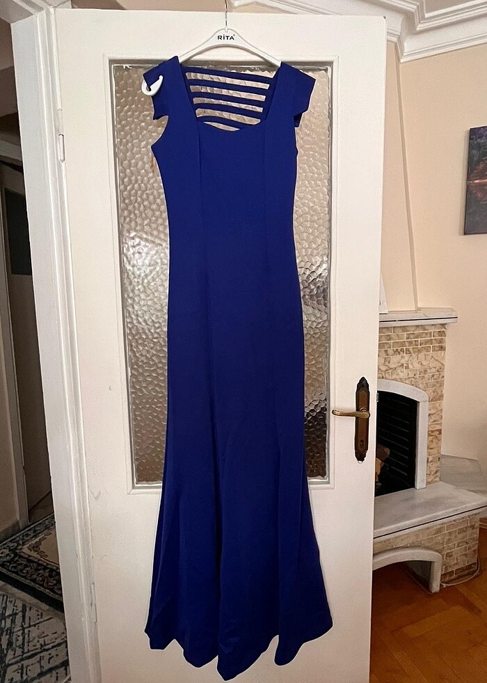 Mavi balık abiye - Görsel 3