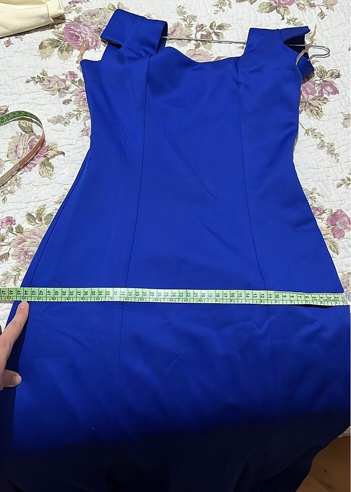 Mavi balık abiye - Görsel 5