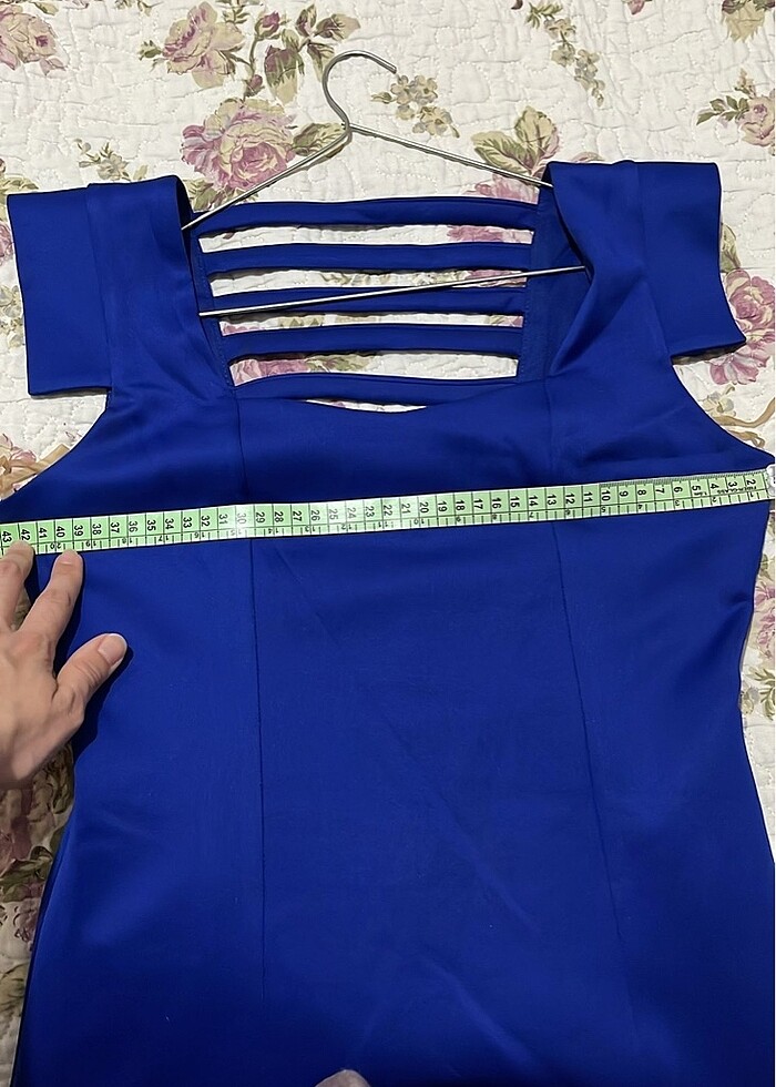 Mavi balık abiye - Görsel 4