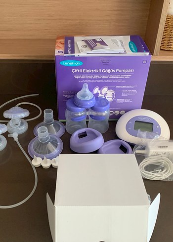 Lansinoh Çiftli Elektrikli Göğüs Pompası Mor - Görsel 6