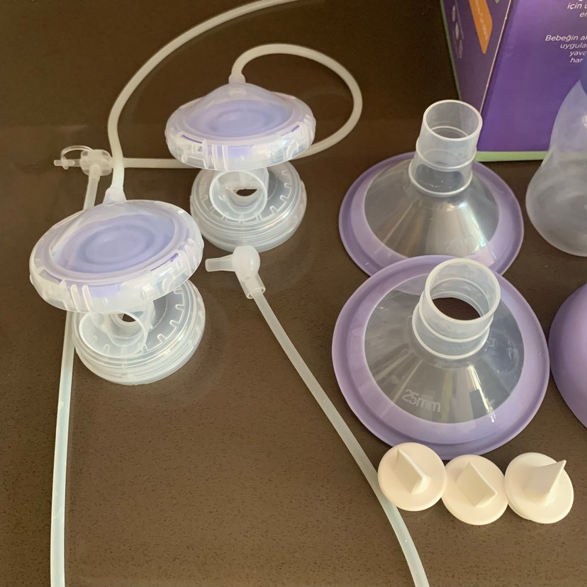 Lansinoh Çiftli Elektrikli Göğüs Pompası Mor - Görsel 2