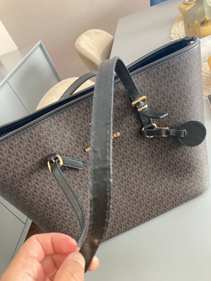 Michael Kors Siyah Deri Kadın Çanta - Görsel 2