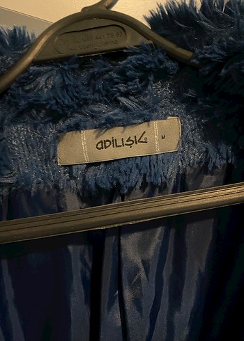 Kürk Detaylı Uzun Lacivert Kadın Yelek - Görsel 3