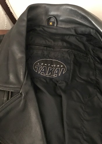 Erkek Siyah Deri Biker Ceket - Görsel 10