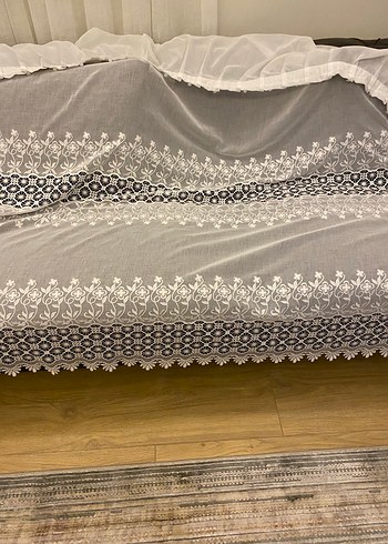 Nakışlı Bohem Beyaz Perde - Görsel 3