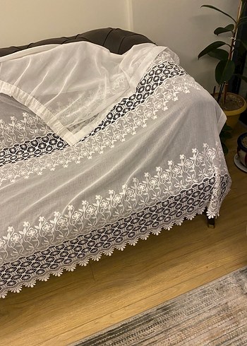 Nakışlı Bohem Beyaz Perde - Görsel 4