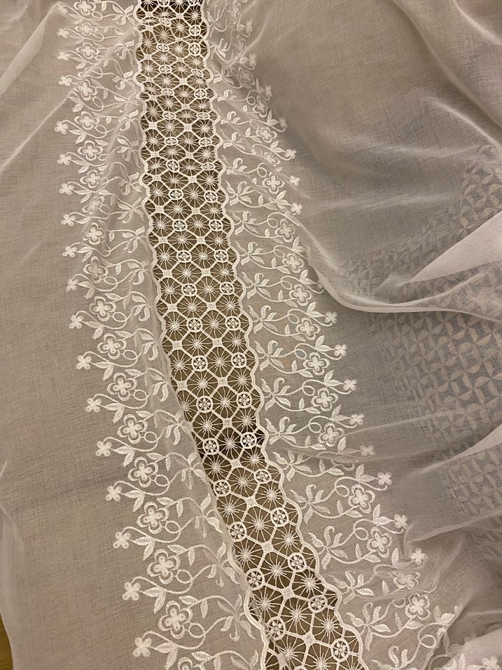 Nakışlı Bohem Beyaz Perde - Görsel 5