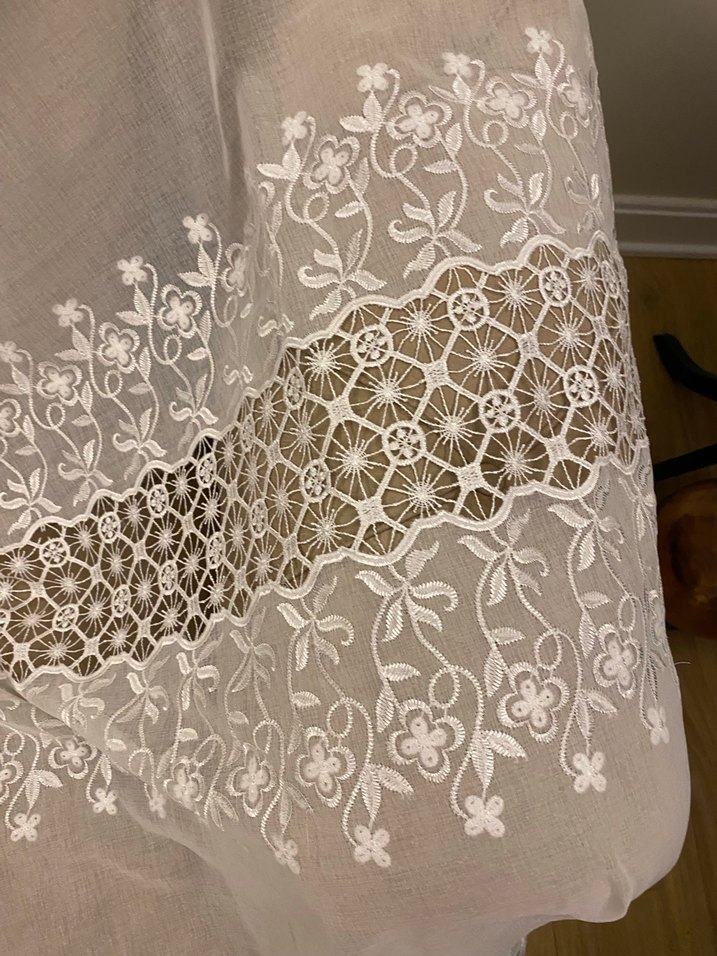 Nakışlı Bohem Beyaz Perde - Görsel 2