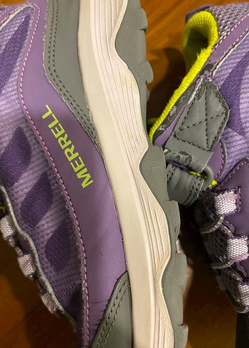 Kız Çocuk Mor Cırt Cırtlı Spor Ayakkabı - Görsel 4