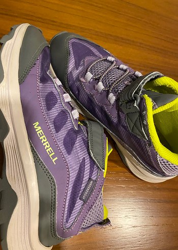 Kız Çocuk Mor Cırt Cırtlı Spor Ayakkabı - Görsel 3