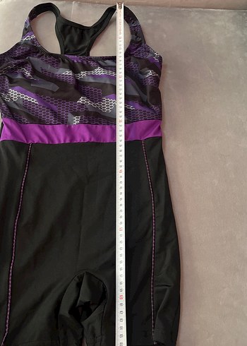 Kadın Mor Spor Kemerli Mayo - Görsel 5