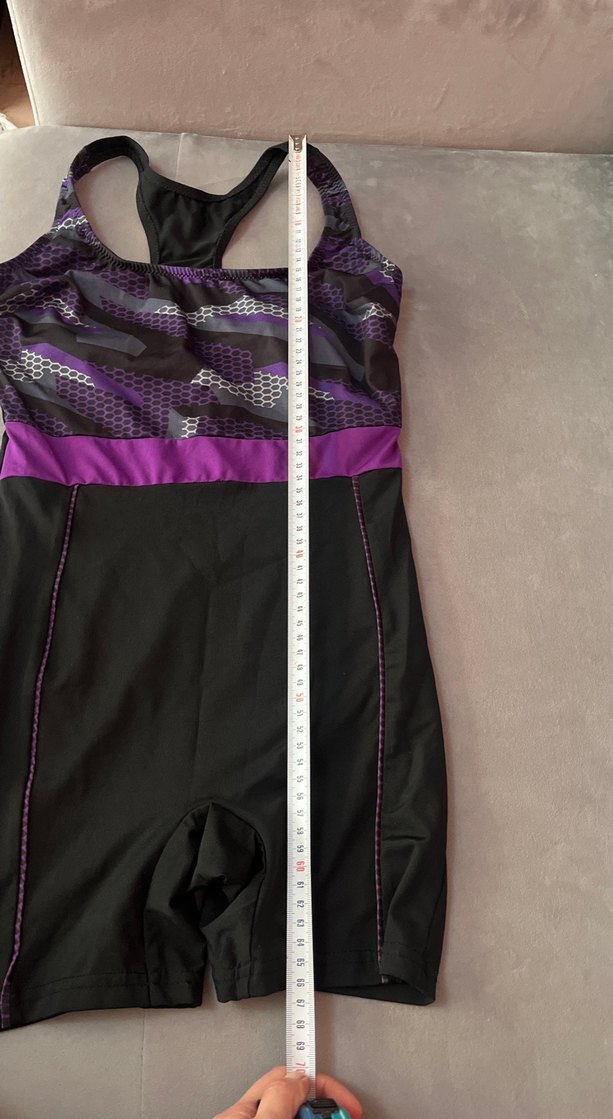 Kadın Mor Spor Kemerli Mayo - Görsel 5