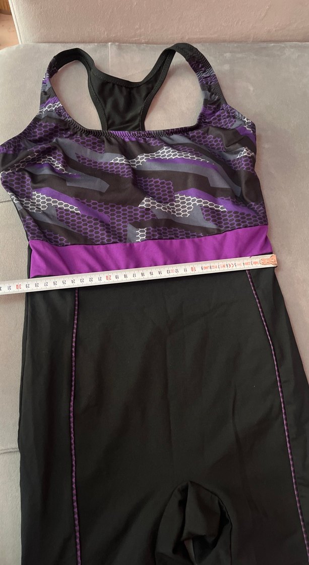 Kadın Mor Spor Kemerli Mayo - Görsel 3