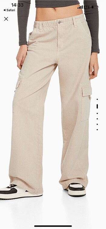 Bershka cargo pantolon