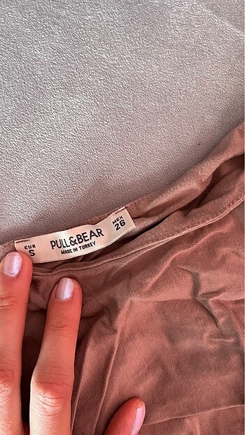 xs Beden Pull bear crop