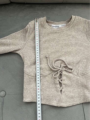 xs Beden camel Renk Bershka bluz