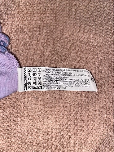 m Beden mor Renk pull & bear askılı crop