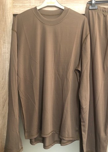 Erkek Kahverengi Uzun Kollu Rahat Pijama Takımı - Görsel 3