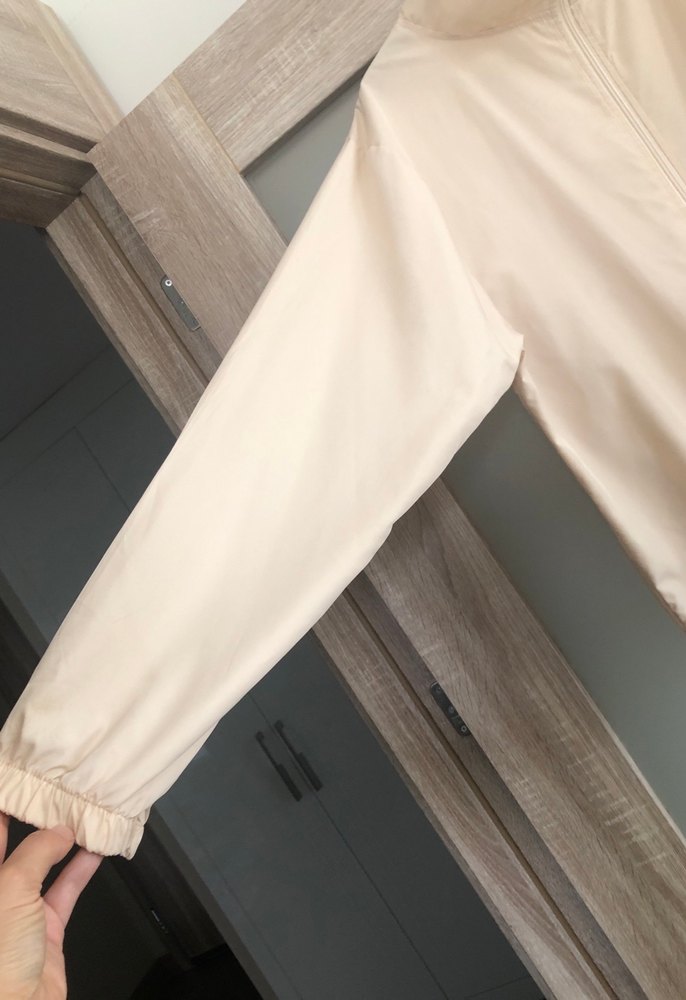 Bej Yüksek Yaka Kadın Ceket - Görsel 3