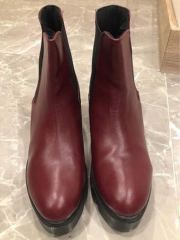 40 Beden bordo Renk Yeni bot