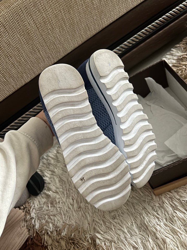 Kot Kumaşlı Kadın Dolgu Topuklu Spor Ayakkabı - Görsel 4