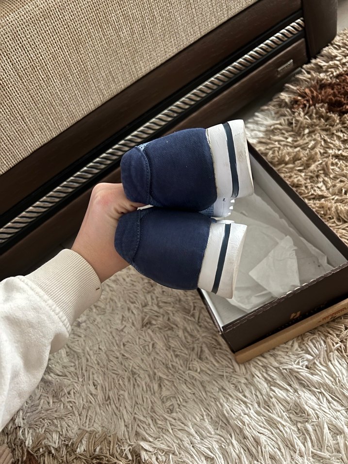 Kot Kumaşlı Kadın Dolgu Topuklu Spor Ayakkabı - Görsel 5