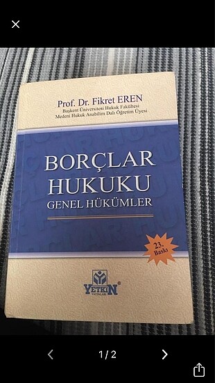Fikret Eren Borçlar Hukuku Genel Hükümler
