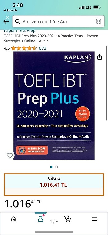 Kaplan Toefl ibt prep