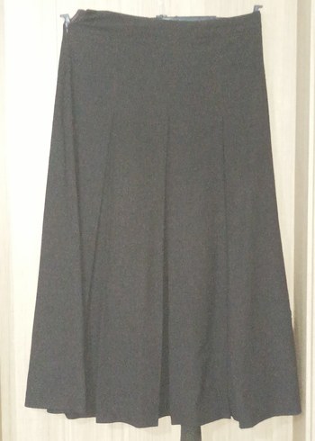 Ekol  Kahverengi Baskılı Fermuarlı kışlık etek fermuari bozuktur - Görsel 3