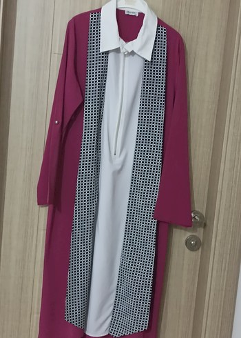 Drapeli Bordo Uzun tunik