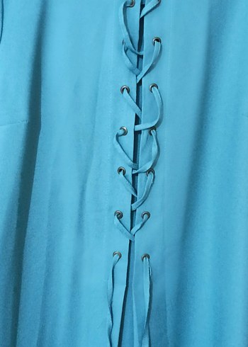 turkuaz mavi tunik - Görsel 3