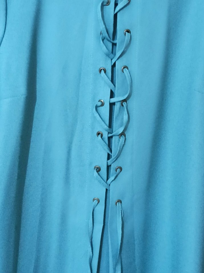 turkuaz mavi tunik - Görsel 3