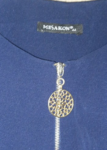 Zincir Detaylı Lacivert Kadın Tunik - Görsel 2