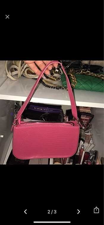 Zara Pembe Çanta