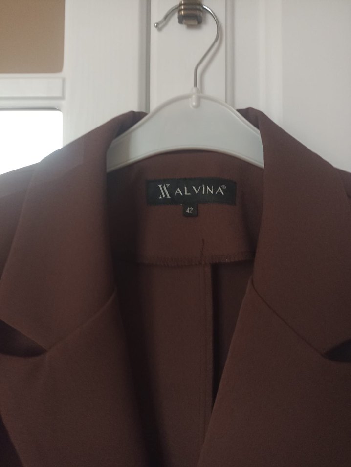 Kahverengi Uzun Kadın Takım - Görsel 2