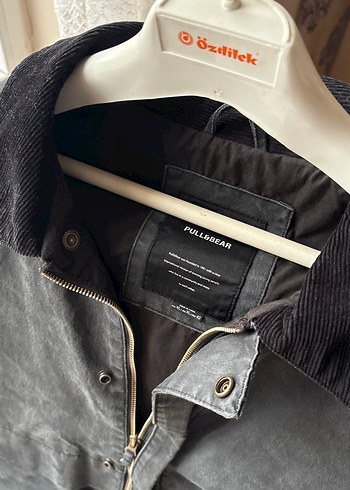 Düğmeli Gri Süet Erkek Ceket - Görsel 2