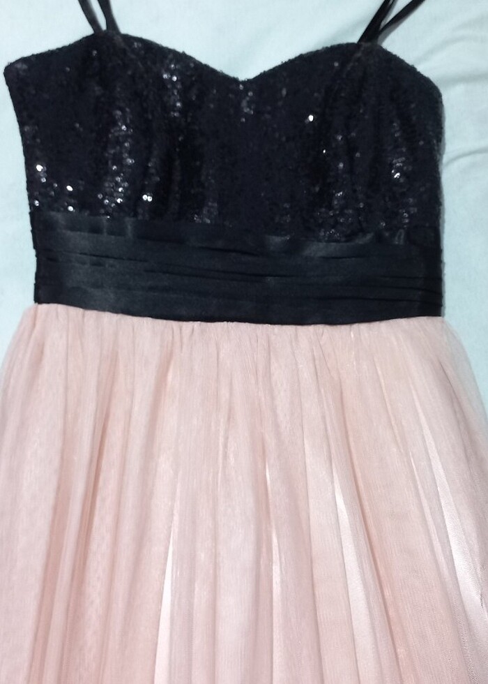 S beden siyah payetli elbise  - Görsel 3