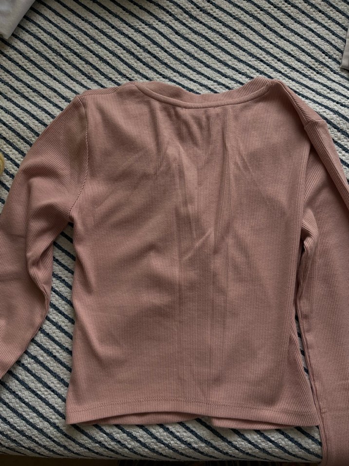 Stradivarius Pembe Düğmeli Bluz - Görsel 4