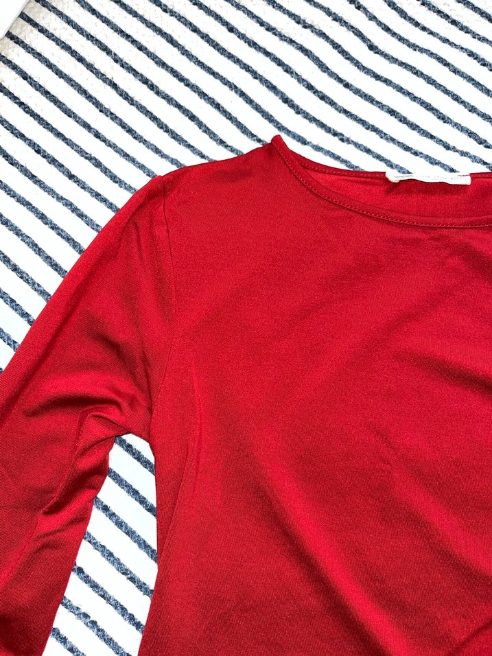 Stradivarius Dar Bluz - Görsel 4