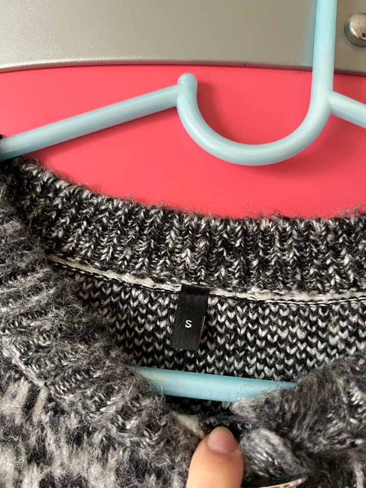 Gri Taşlı Hırka - Görsel 4