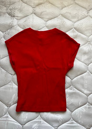 Kırmızı Kısa Kollu Tişört - Görsel 3