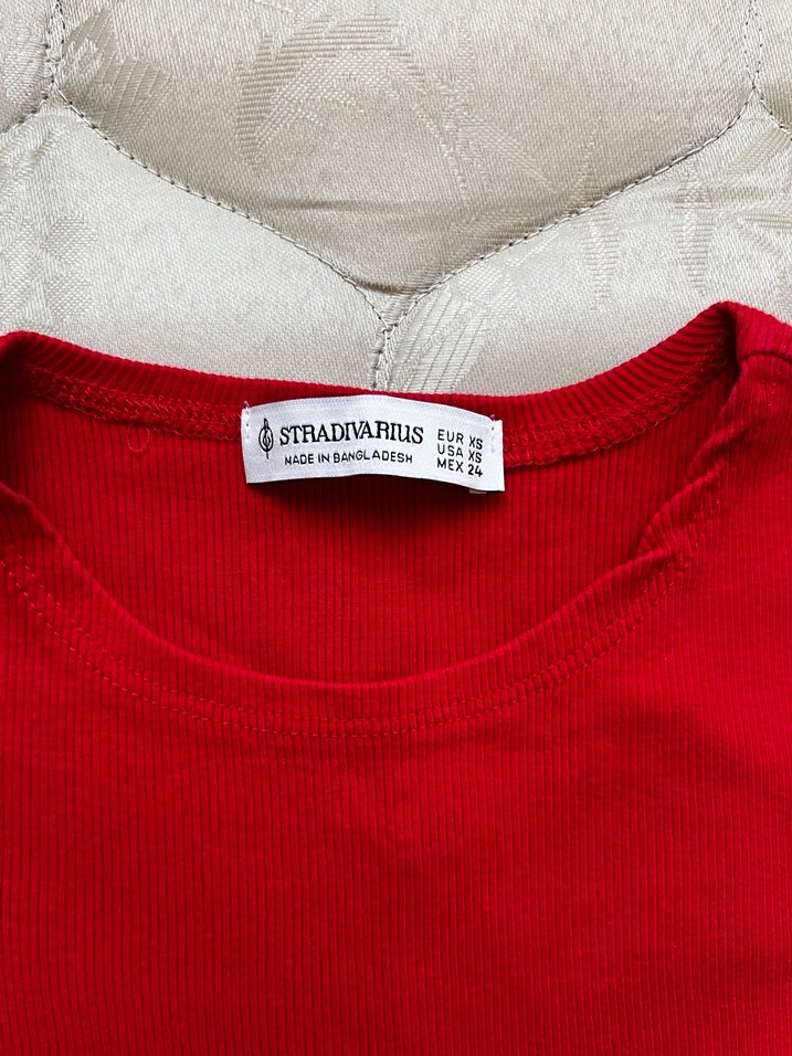 Kırmızı Kısa Kollu Tişört - Görsel 2