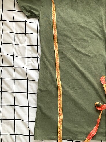 s Beden haki Renk Pull&Bear Tişört Elbise