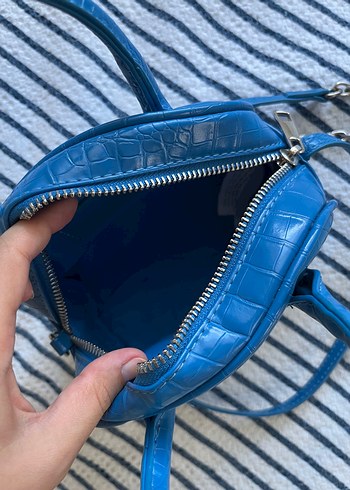 Beden mavi Renk Bershka Mavi Çanta