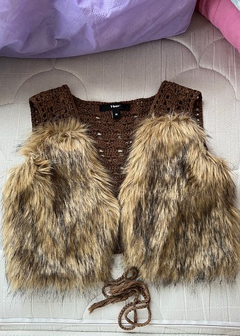 T-Box Kürklü Yelek - Görsel 2