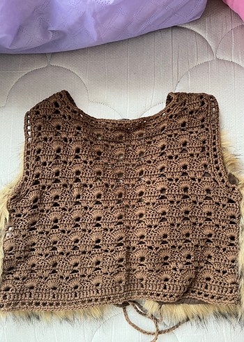 T-Box Kürklü Yelek - Görsel 6