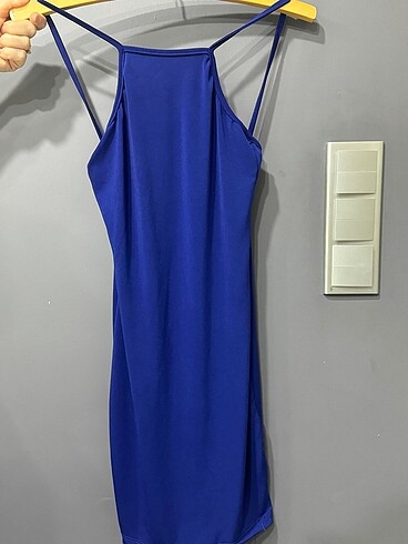 Trendyol mavi mini elbise
