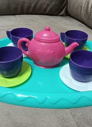 Plastik çay seti