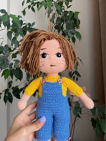 Diğer Amigurumi Sevimli Erkek Bebek