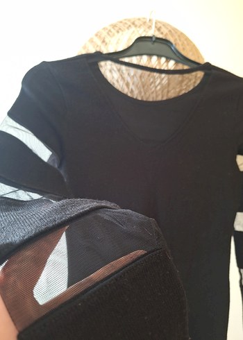 #Dantel Detaylı #Siyah #Mini #Elbise - Görsel 3